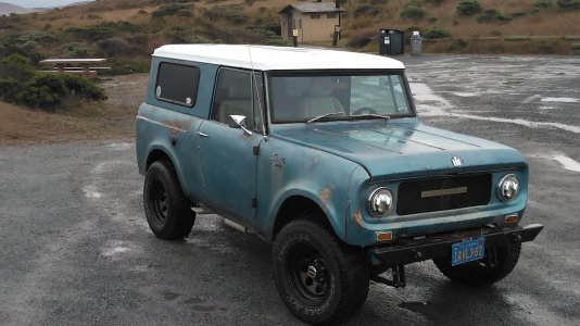 1968 Scout 800, from a field in Redding