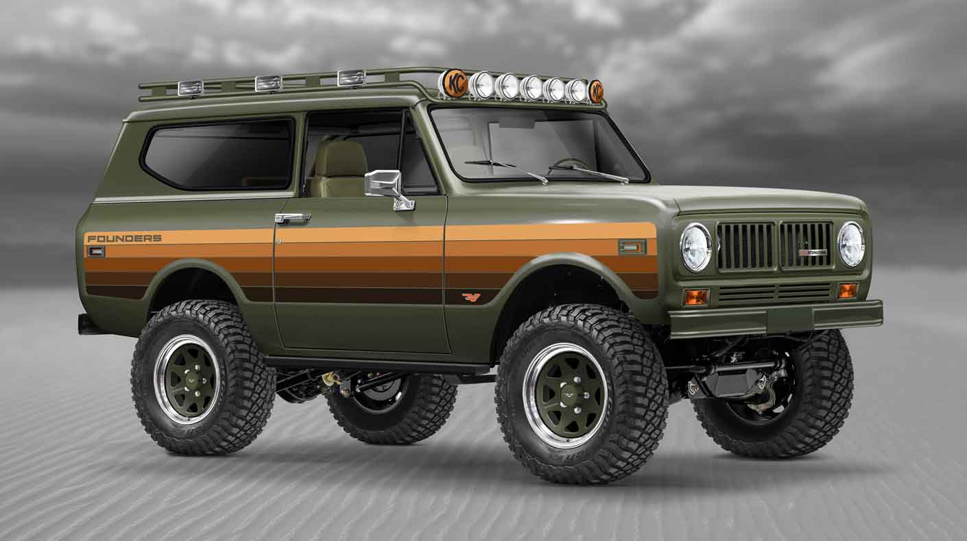 Stuart Wilson '73 International Harvester Scout II SEMA Battle of the Builders